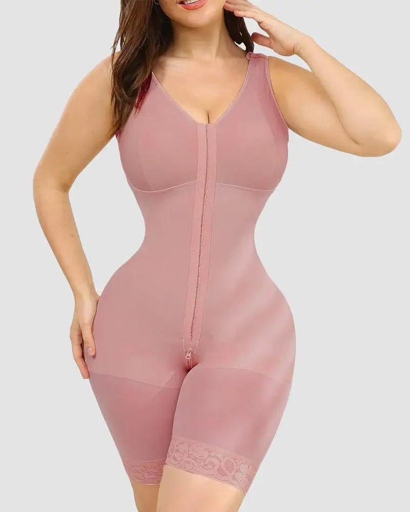 Shapewear gainant à double compression avec soutien-gorge intégré