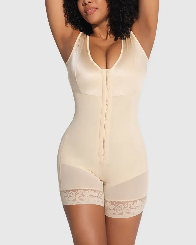 Shapewear gainant à double compression avec soutien-gorge intégré